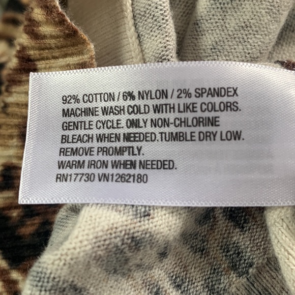 Merona, soft, fun animal print sweater - Picture 4 of 4